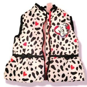 𝅺DISNEY 101 Dalmatians Toddler Vest Size 24 Months Girls
